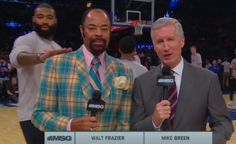 Clyde is looking so fly that Kyle O'Quinn just couldn't resist!